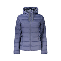 Pepe Jeans Short Giubbotto Donna Blu Zip Logo