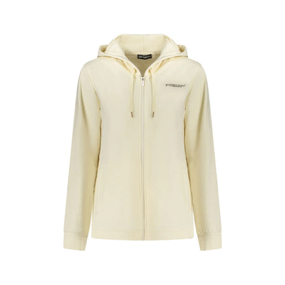 Freddy Felpa Maniche Lunghe Donna Bianca Zip Felpe Bianco - foto prodotto