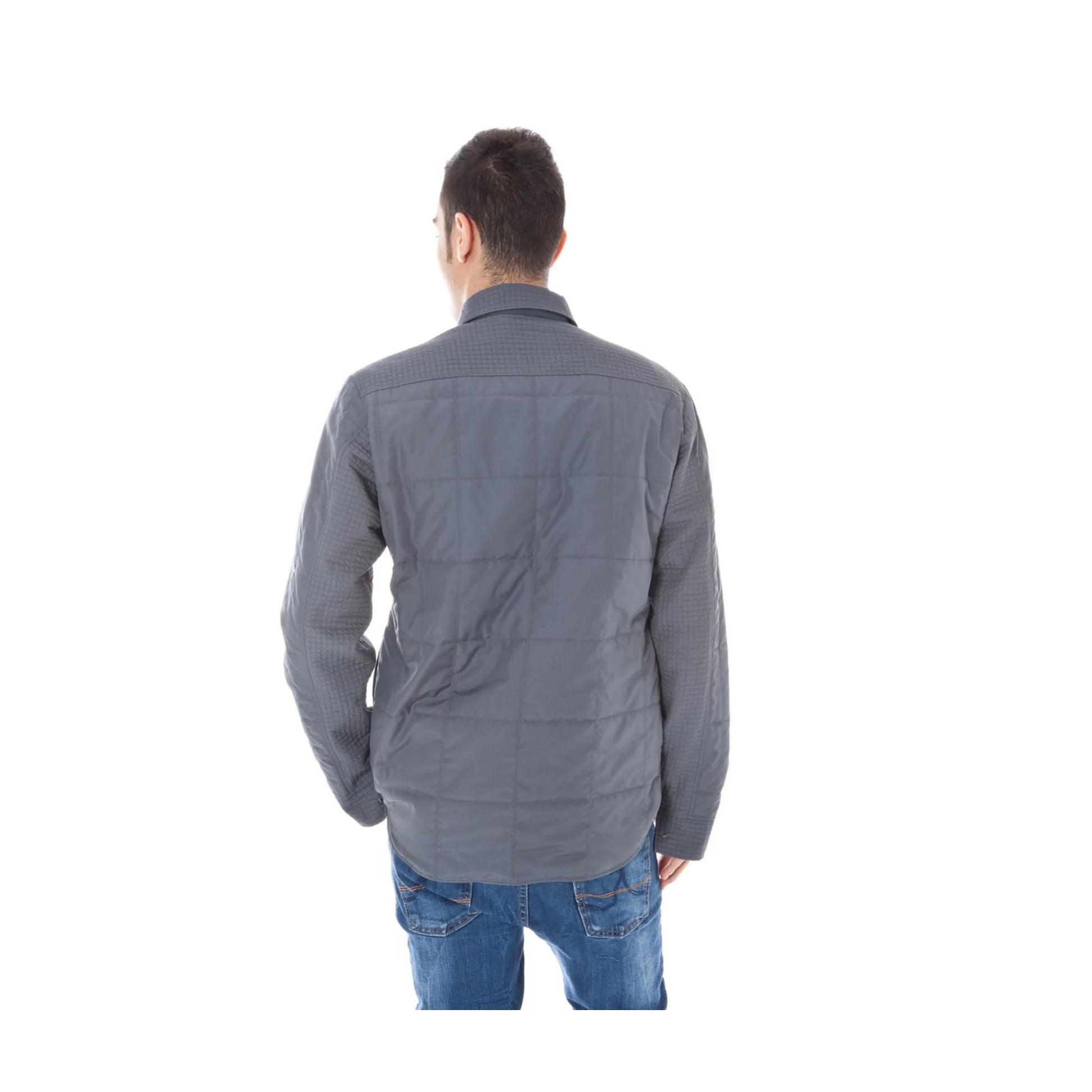 Calvin Klein Giubbotto Maniche Lunghe Uomo Grigio Zip Giubbotti e Giacche - vista 3