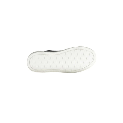 CALVIN KLEIN Scarpe Sneakers Uomo Nere con Dettagli a Contrasto e Logo nero - vista 3