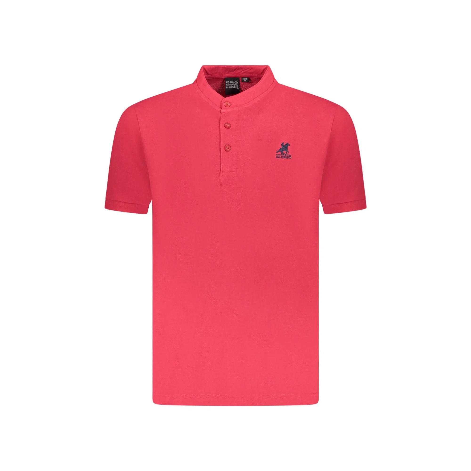 U.S. GRAND POLO POLO MANICHE CORTE UOMO ROSSO