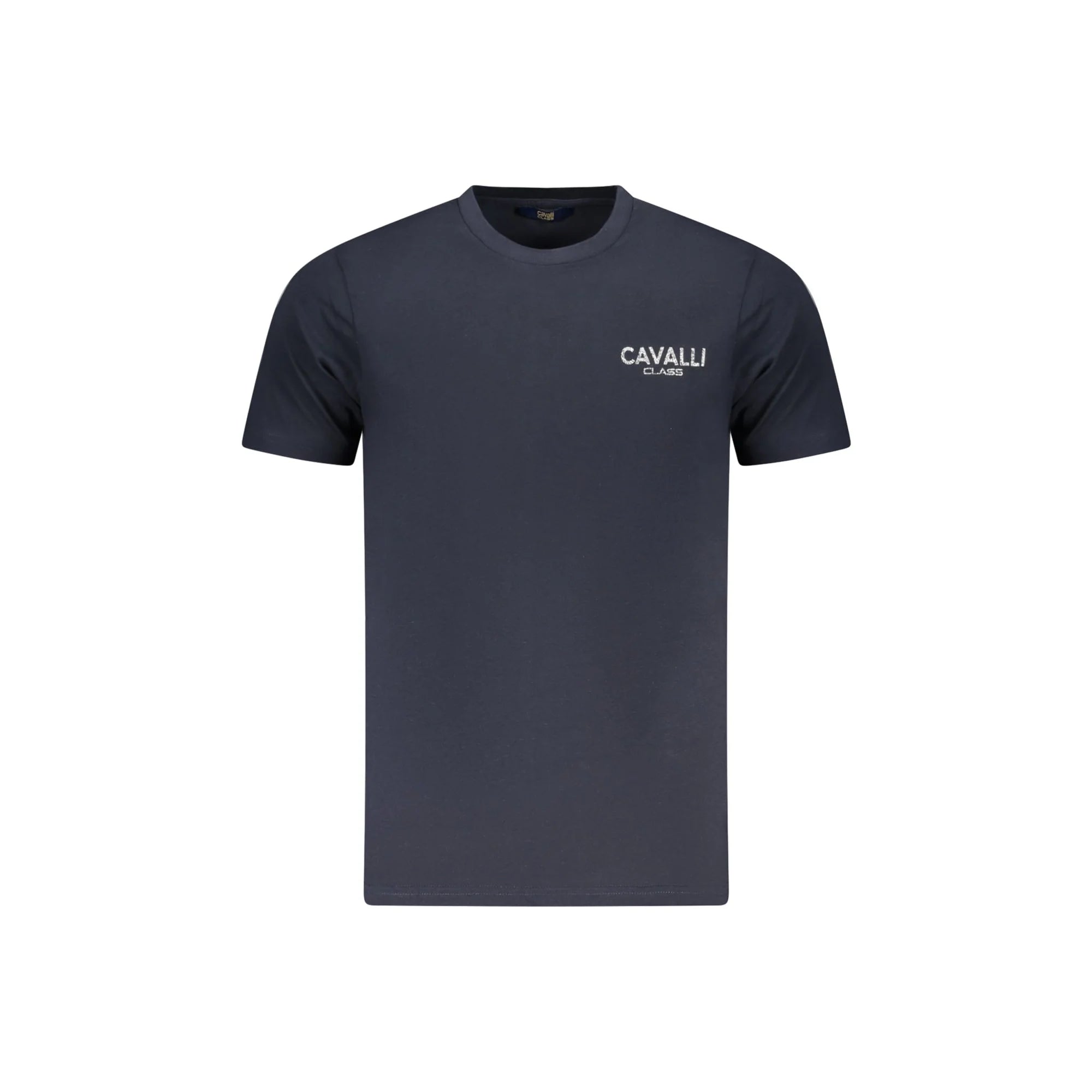 Cavalli Class T-Shirt Maniche Corte Uomo Blu Stampa - foto prodotto