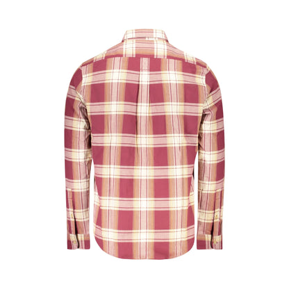 Timberland Camicia Maniche Lunghe Uomo Rossa Ricamo Camicie rosso - vista 2