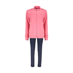 Freddy Sweat-shirt Manches Longues avec Fermeture Éclair Femme Rose Détails Contrastés
