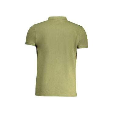 Cavalli Class Polo Maniche Corte Uomo Verde Stampa Logo - vista 2