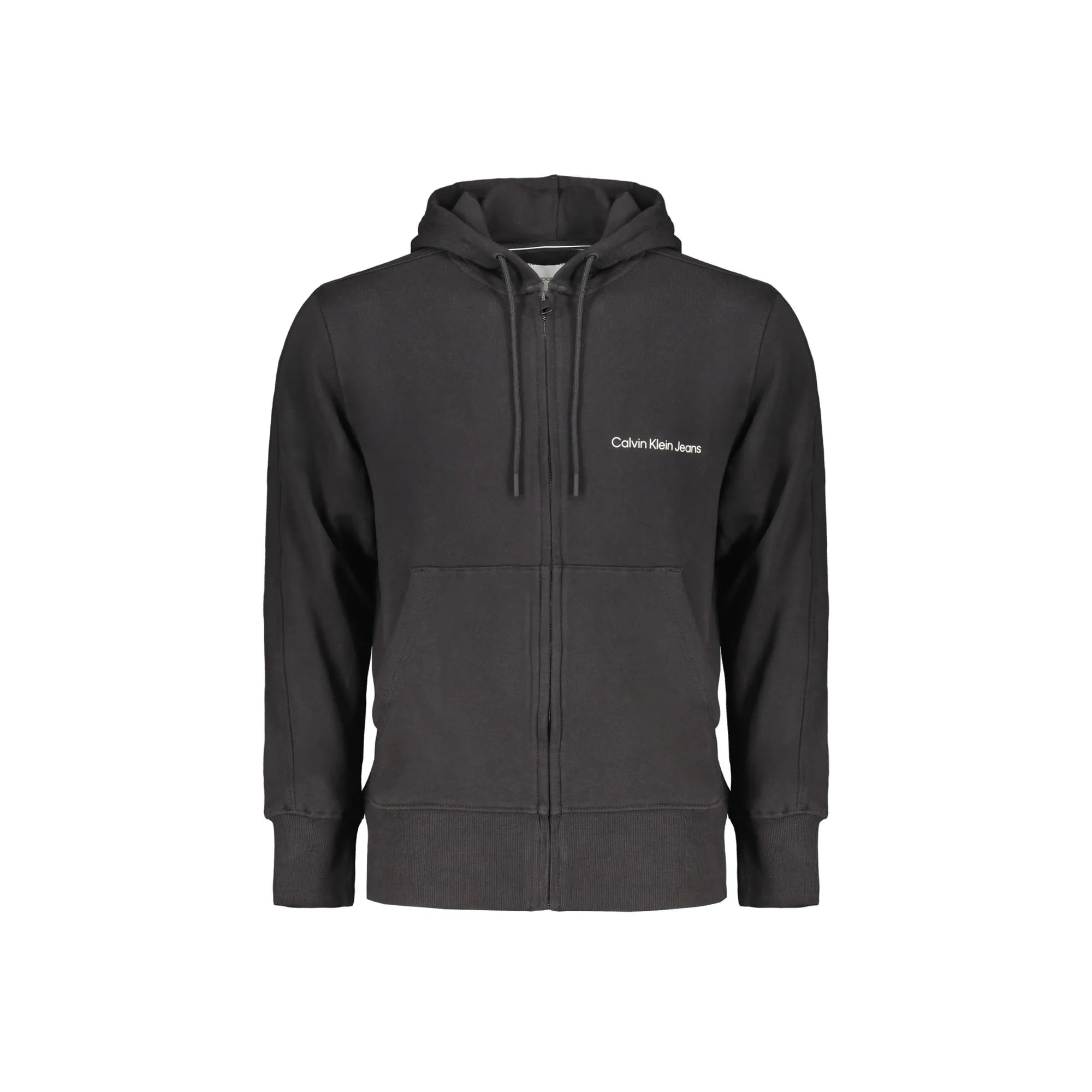 CALVIN KLEIN FELPA CON ZIP UOMO NERO