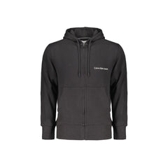 Calvin Klein Felpa Maniche Lunghe Uomo Nera Zip