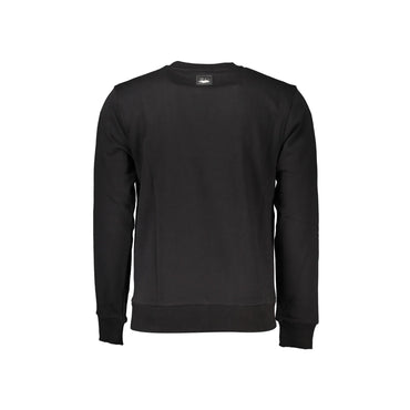 Cavalli Class Felpa Maniche Lunghe Uomo Nera Ricamo Felpe nero - vista 2