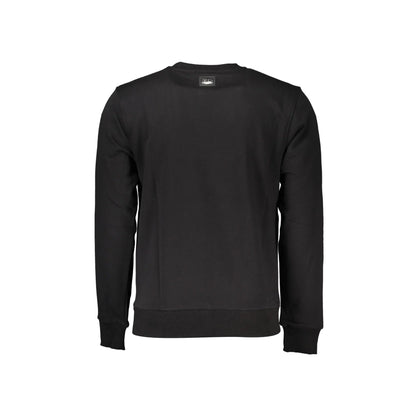 Cavalli Class Felpa Maniche Lunghe Uomo Nera Ricamo Felpe nero - vista 2
