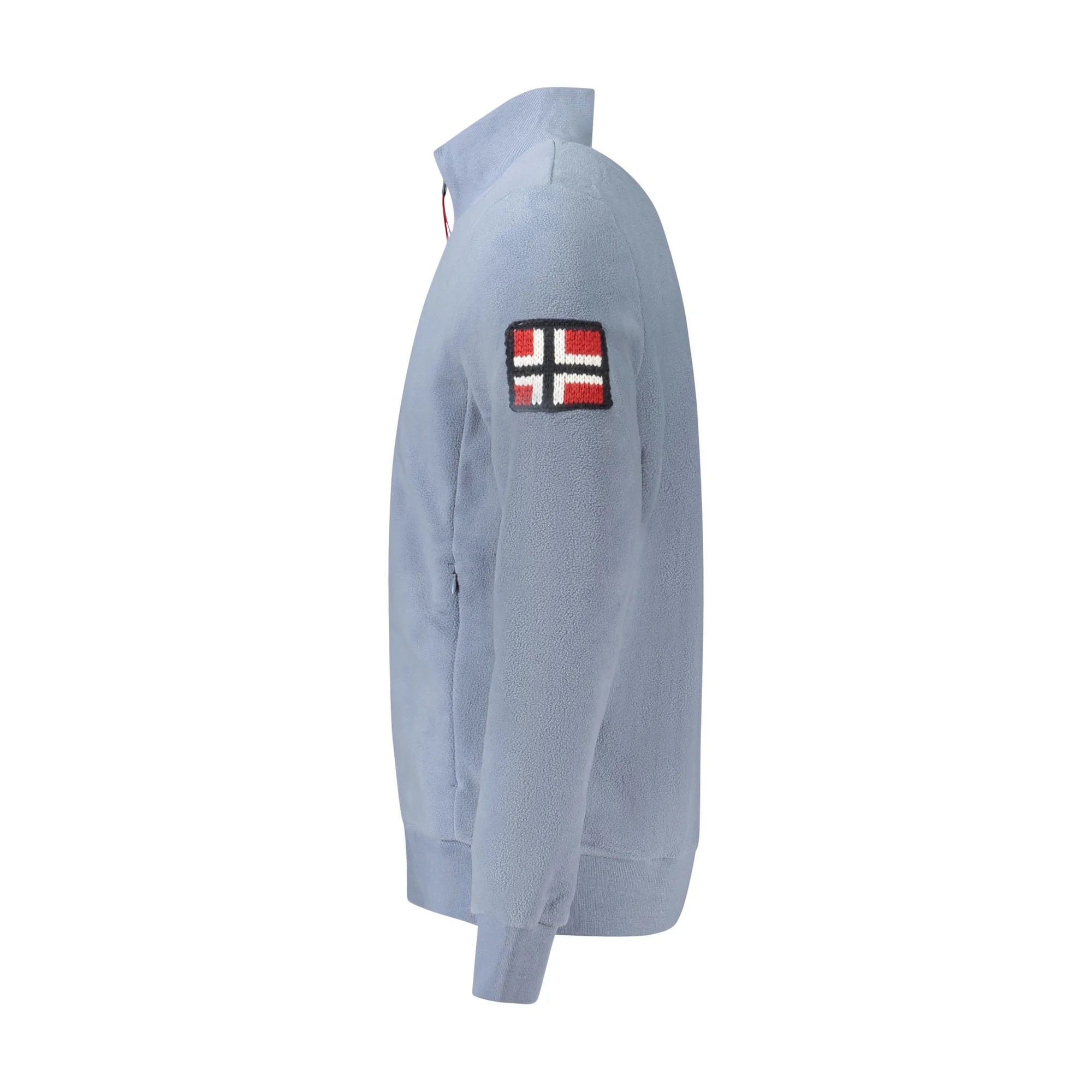 NORWAY 1963 FELPA CON ZIP UOMO BLU