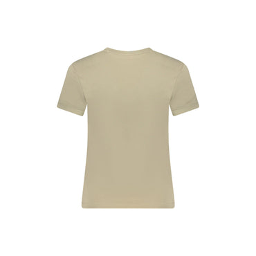 Guess Jeans T-Shirt Maniche Corte Donna beige Logo - vista 2