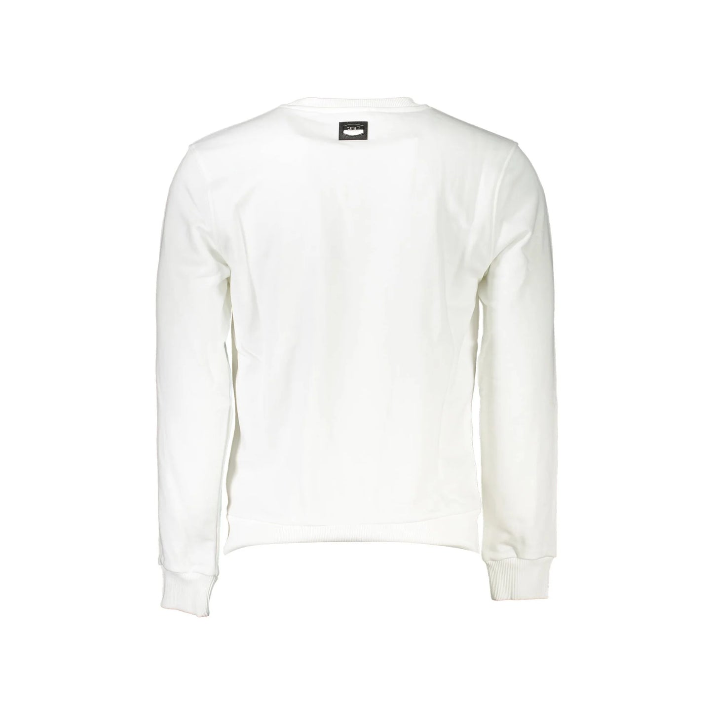 Cavalli Class Felpa Maniche Lunghe Uomo Bianca Ricamo Felpe bianco - vista 2
