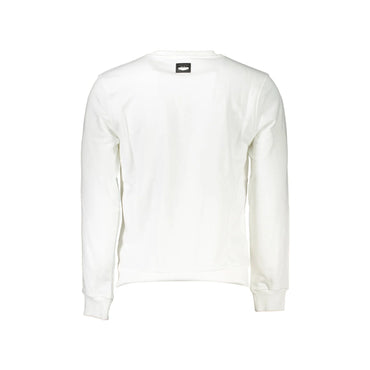 Cavalli Class Felpa Maniche Lunghe Uomo Bianca Ricamo Felpe bianco - vista 2