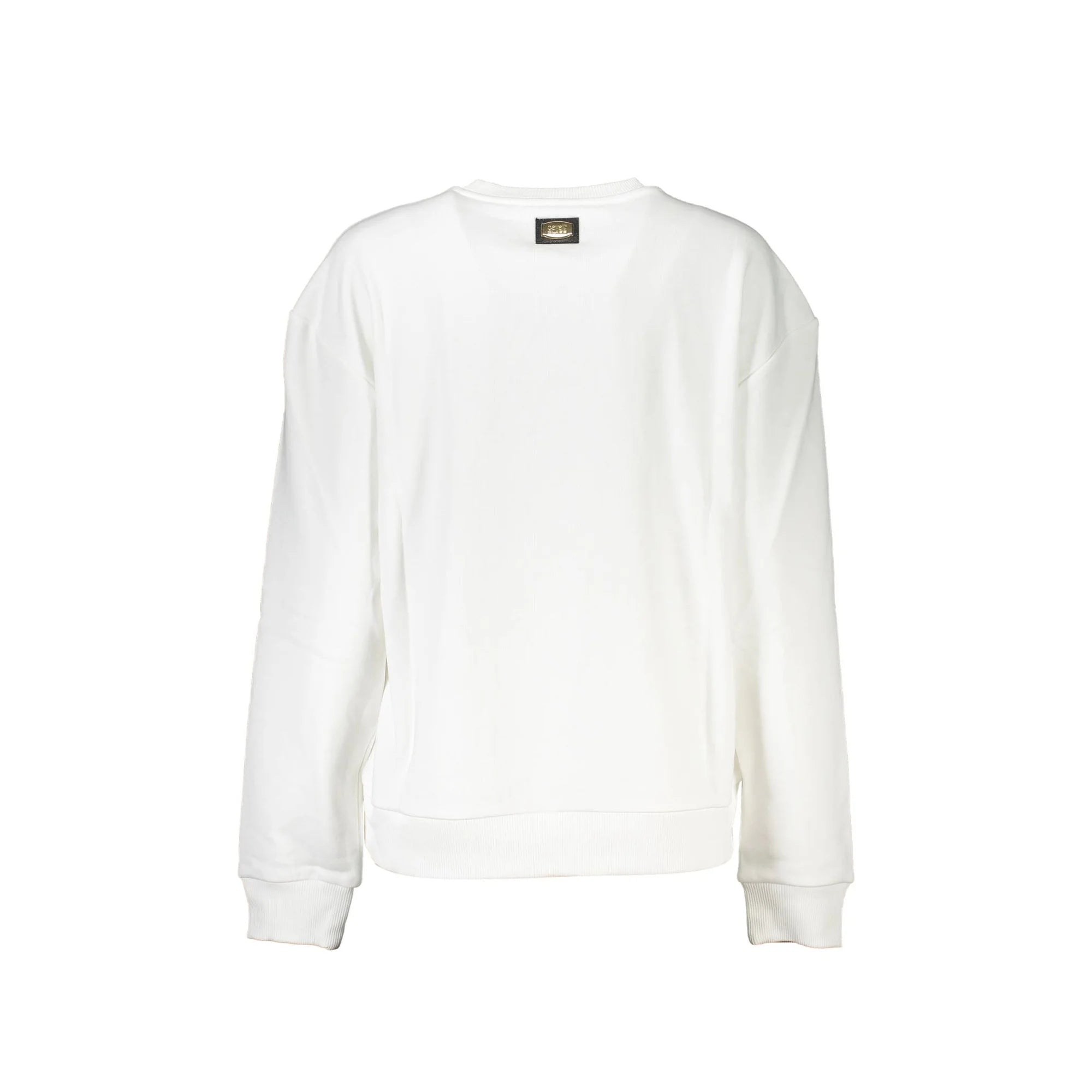 CAVALLI CLASS FELPA SENZA ZIP DONNA BIANCO