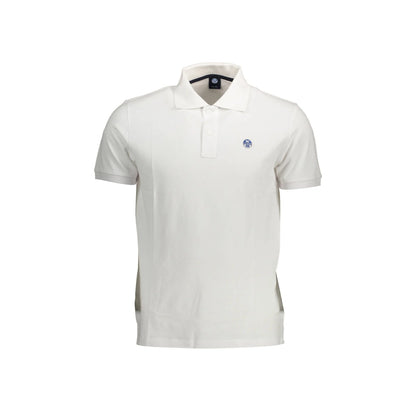 North Sails Polo Maniche Corte Uomo Bianca Logo Bianco - foto prodotto