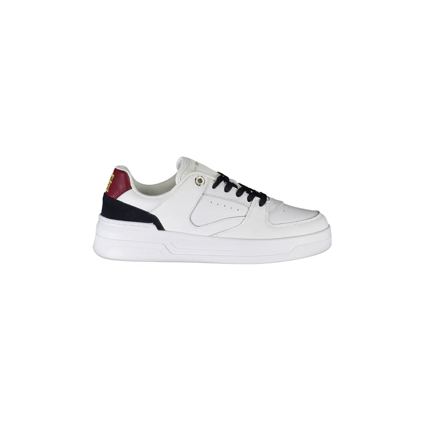 TOMMY HILFIGER Scarpe Sportive Donna Bianche con Dettagli Logo Sneakers Bianco - foto prodotto