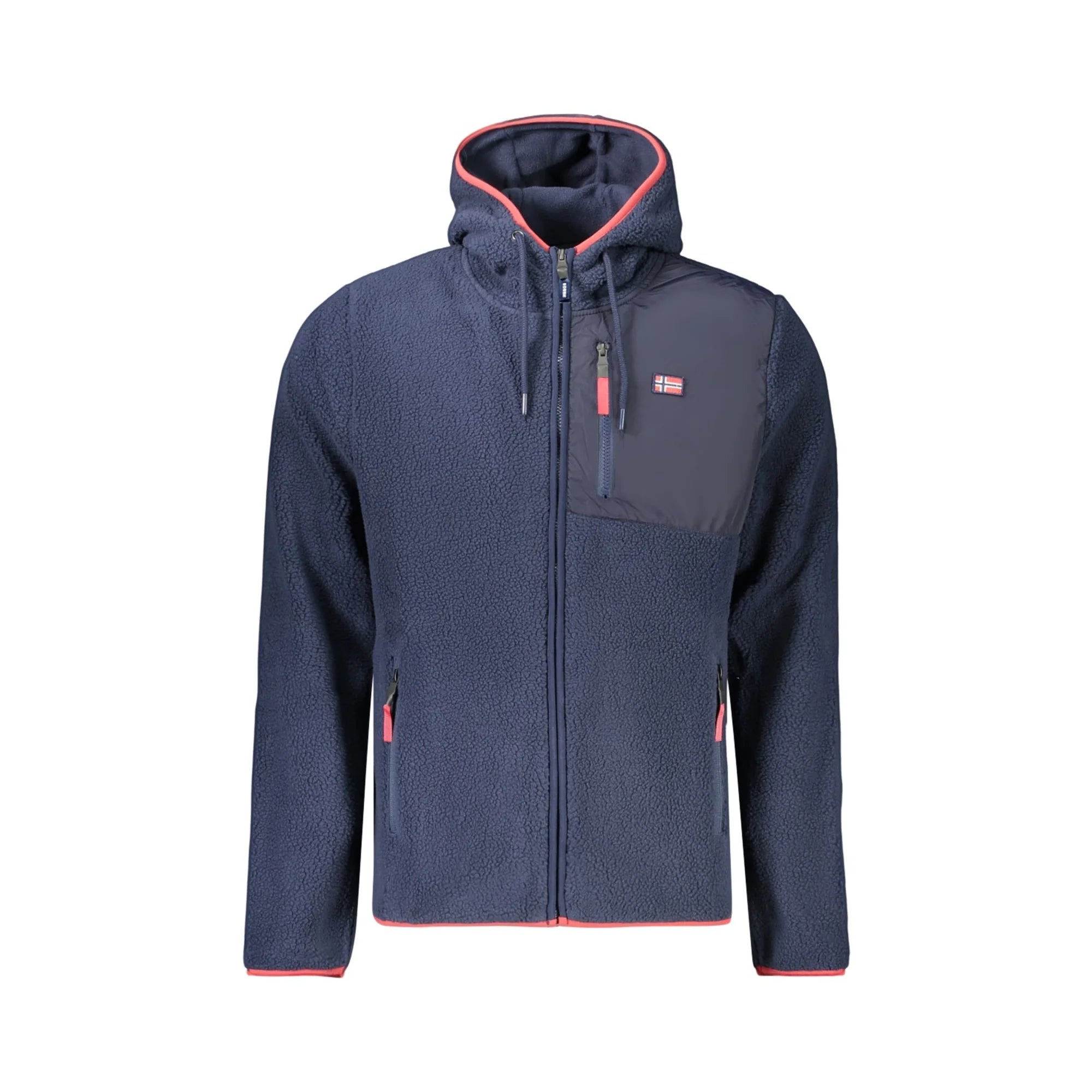 NORWAY 1963 FELPA CON ZIP UOMO BLU