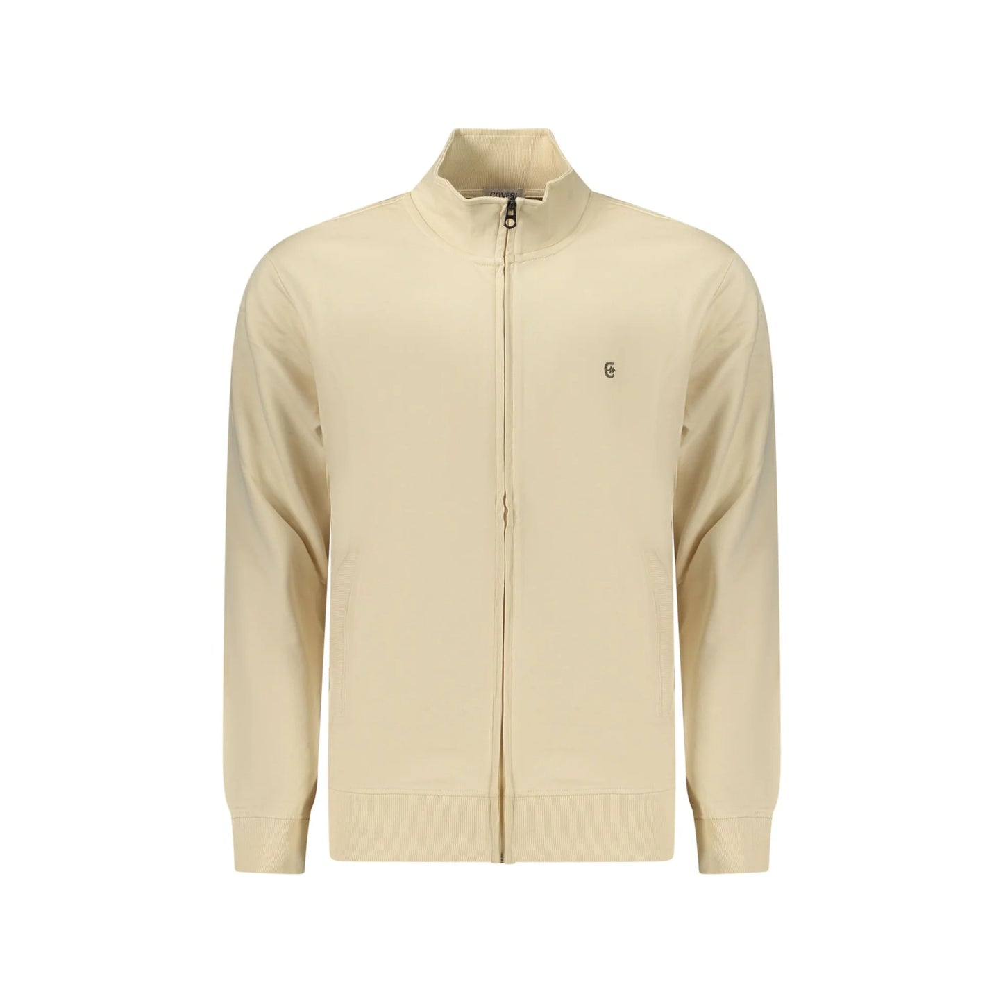 COVERI MOVING FELPA CON ZIP UOMO BEIGE