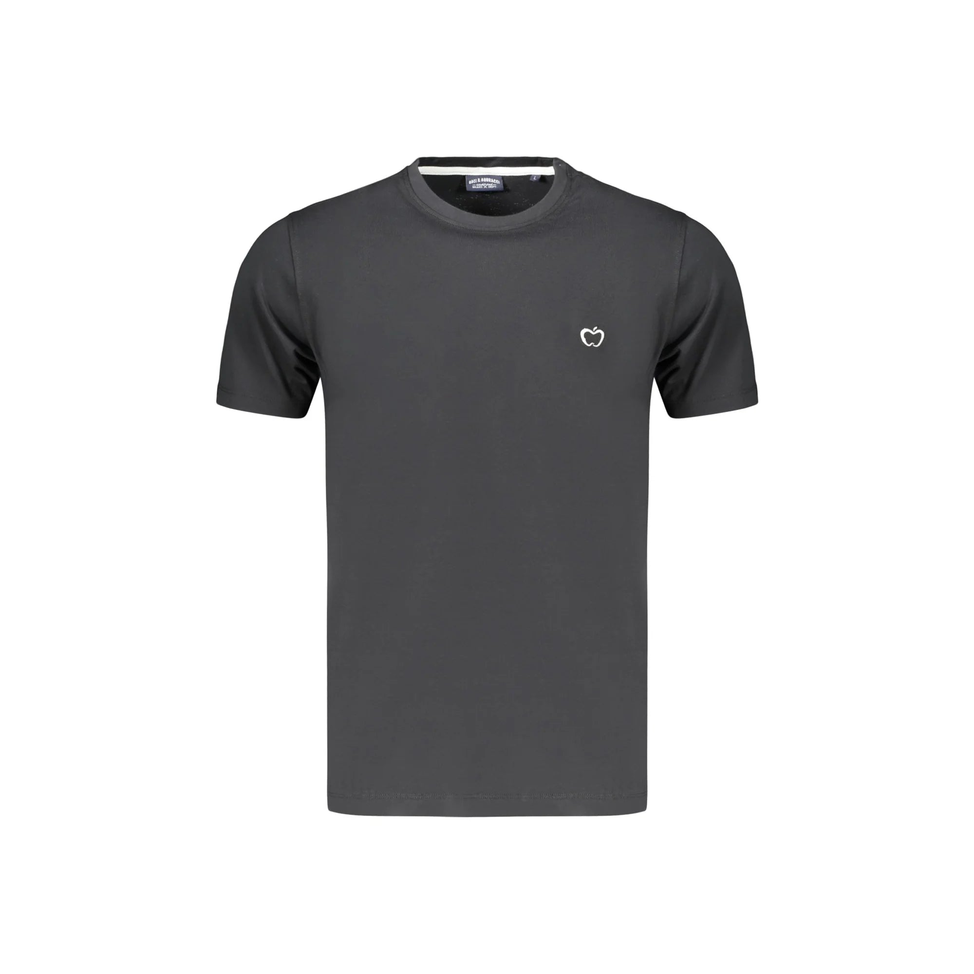 BACI&ABBRACCI T-SHIRT MANICHE CORTE UOMO NERO