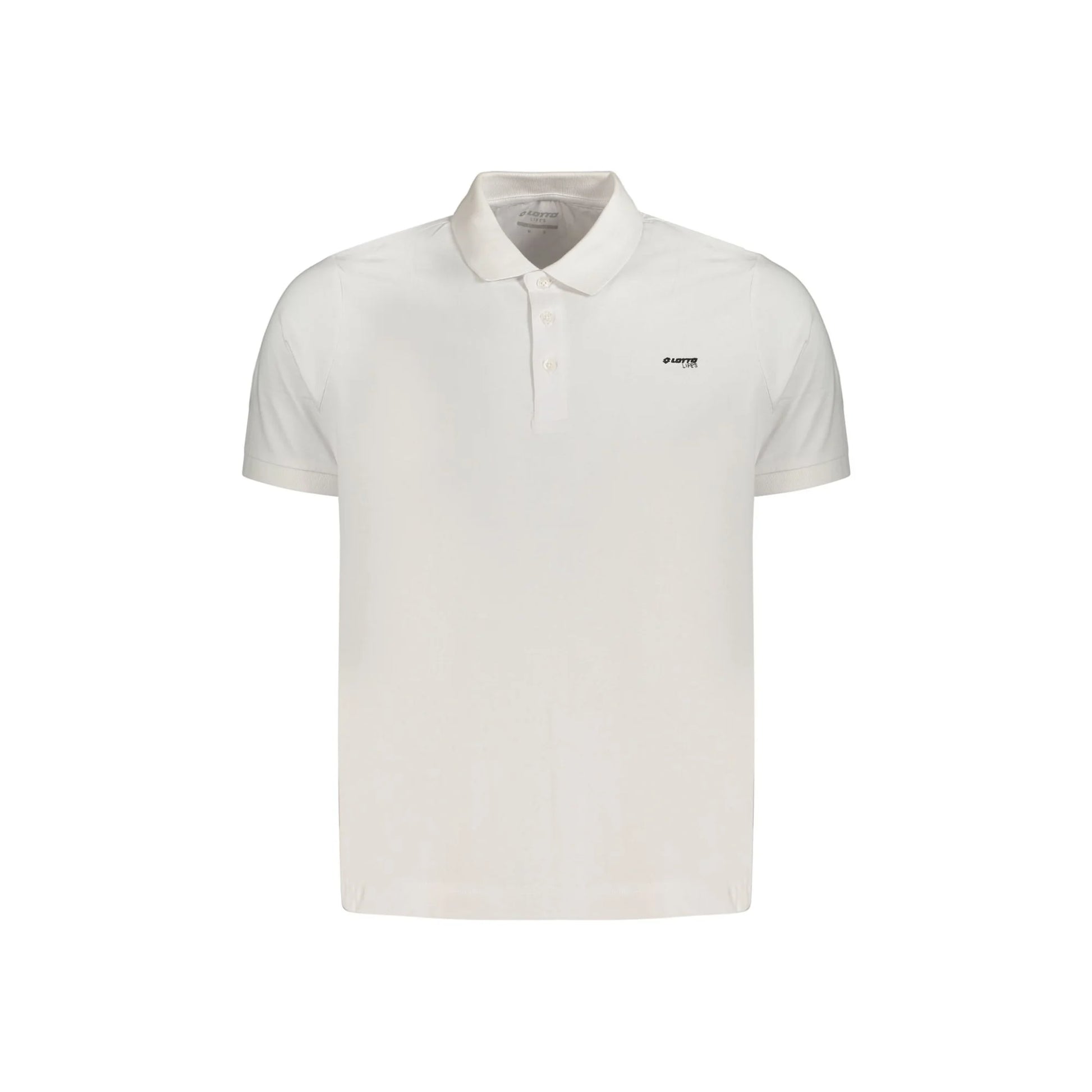 LOTTO POLO MANICHE CORTE UOMO BIANCO
