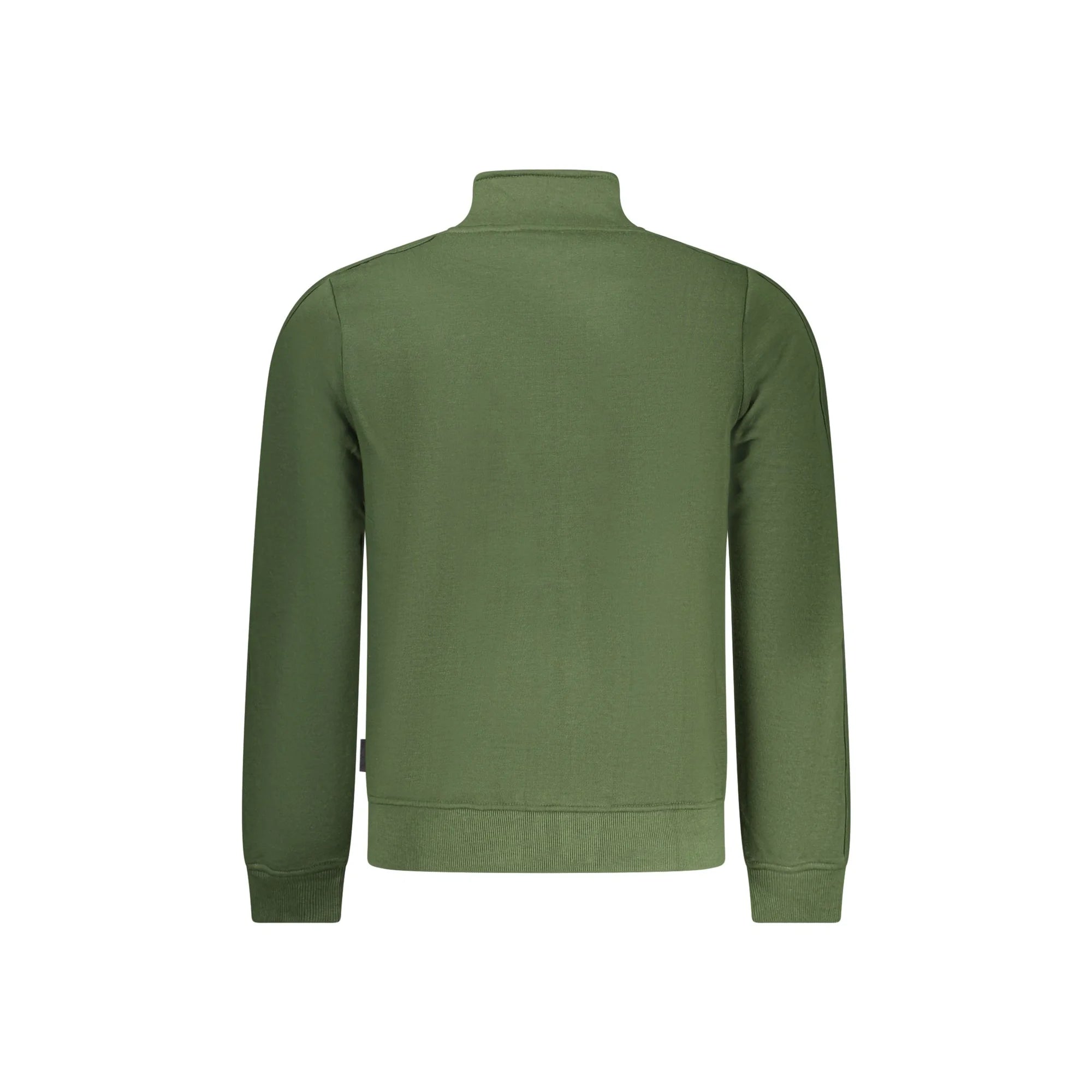 U.S. GRAND FELPA CON ZIP UOMO VERDE