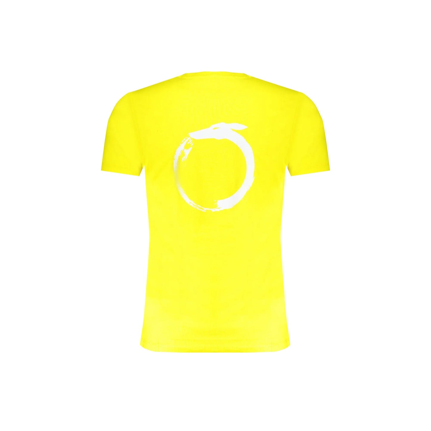 Trussardi T-Shirt Maniche Corte Uomo Gialla Stampa Logo giallo - vista 2