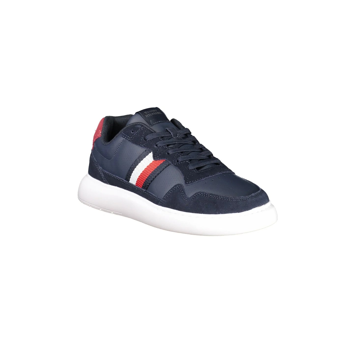 TOMMY HILFIGER Calzatura Sportiva Uomo Blu con Ricamo e Dettagli a Contrasto Sneakers - vista 2