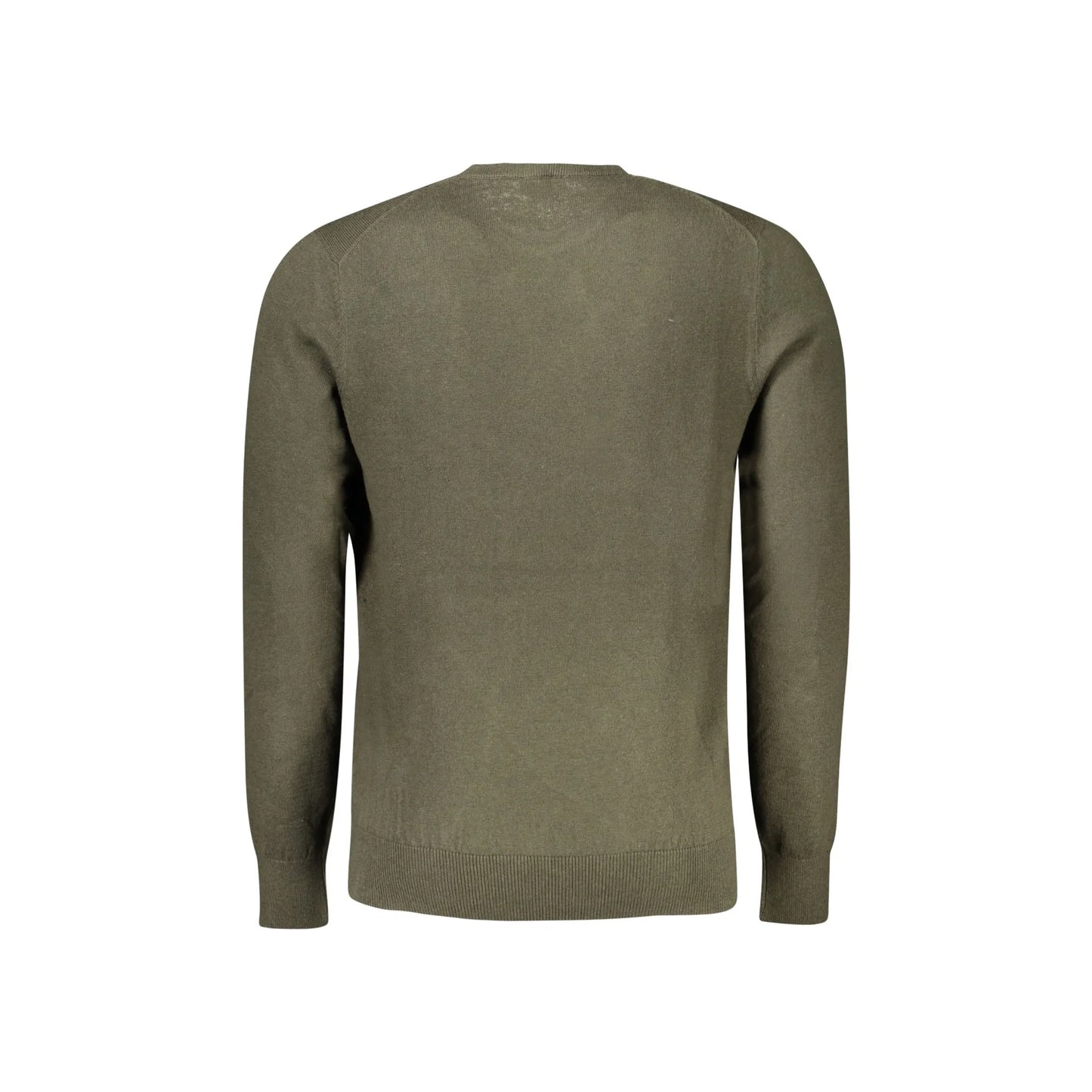 North Sails Maglione Uomo Verde Girocollo in Cotone e Lana Maglie - vista 2