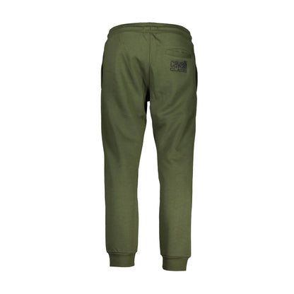 Cavalli Class Pantaloni Uomo Verde Ricamo - vista 2