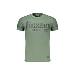 Boxeur Des Rues T-Shirt Maniche Corte Uomo Verde Stampa