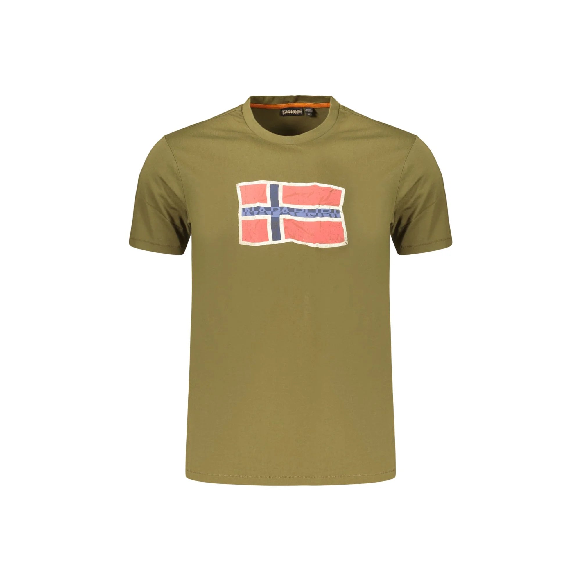 NAPAPIJRI T-SHIRT MANICHE CORTE UOMO VERDE