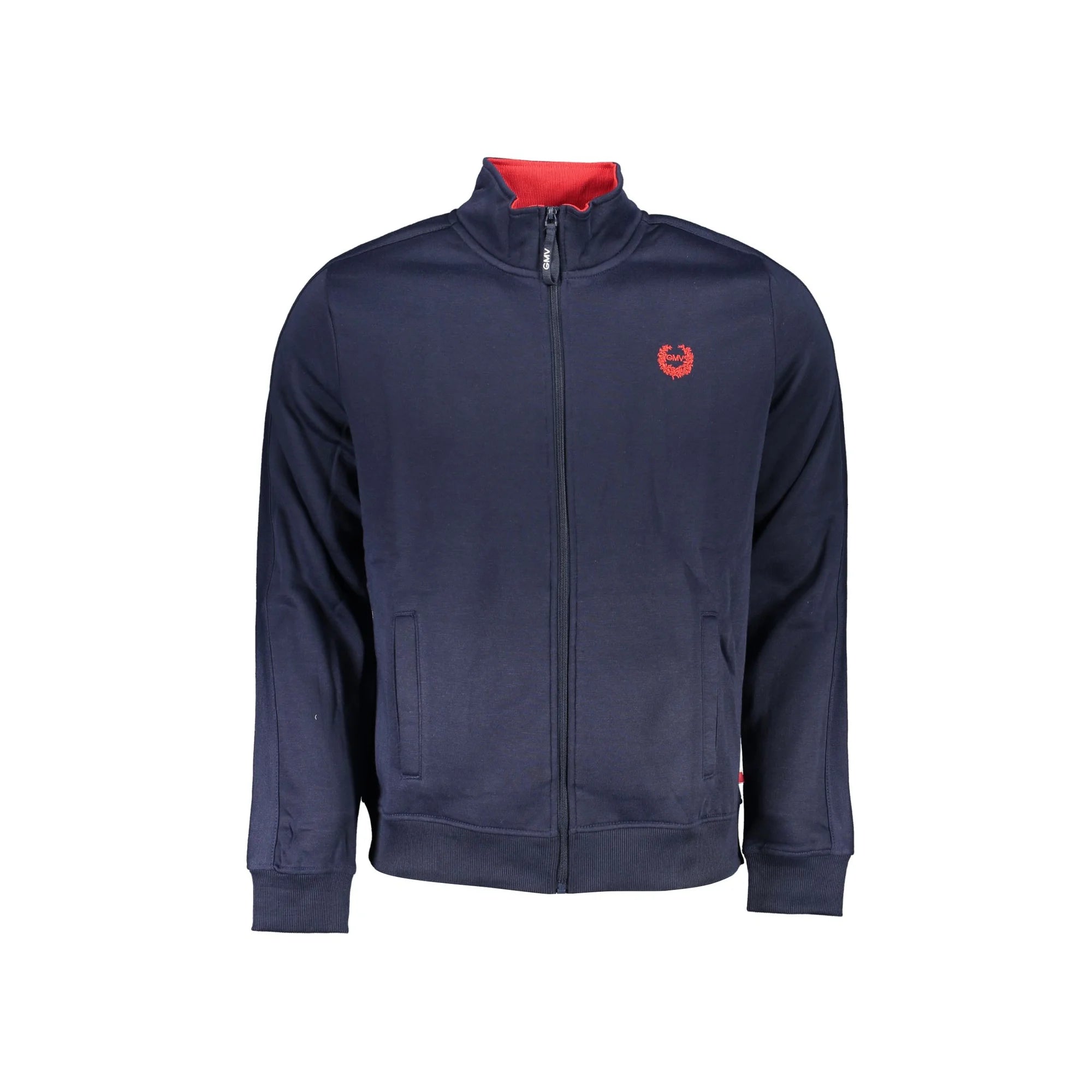 GIAN MARCO VENTURI FELPA CON ZIP UOMO BLU