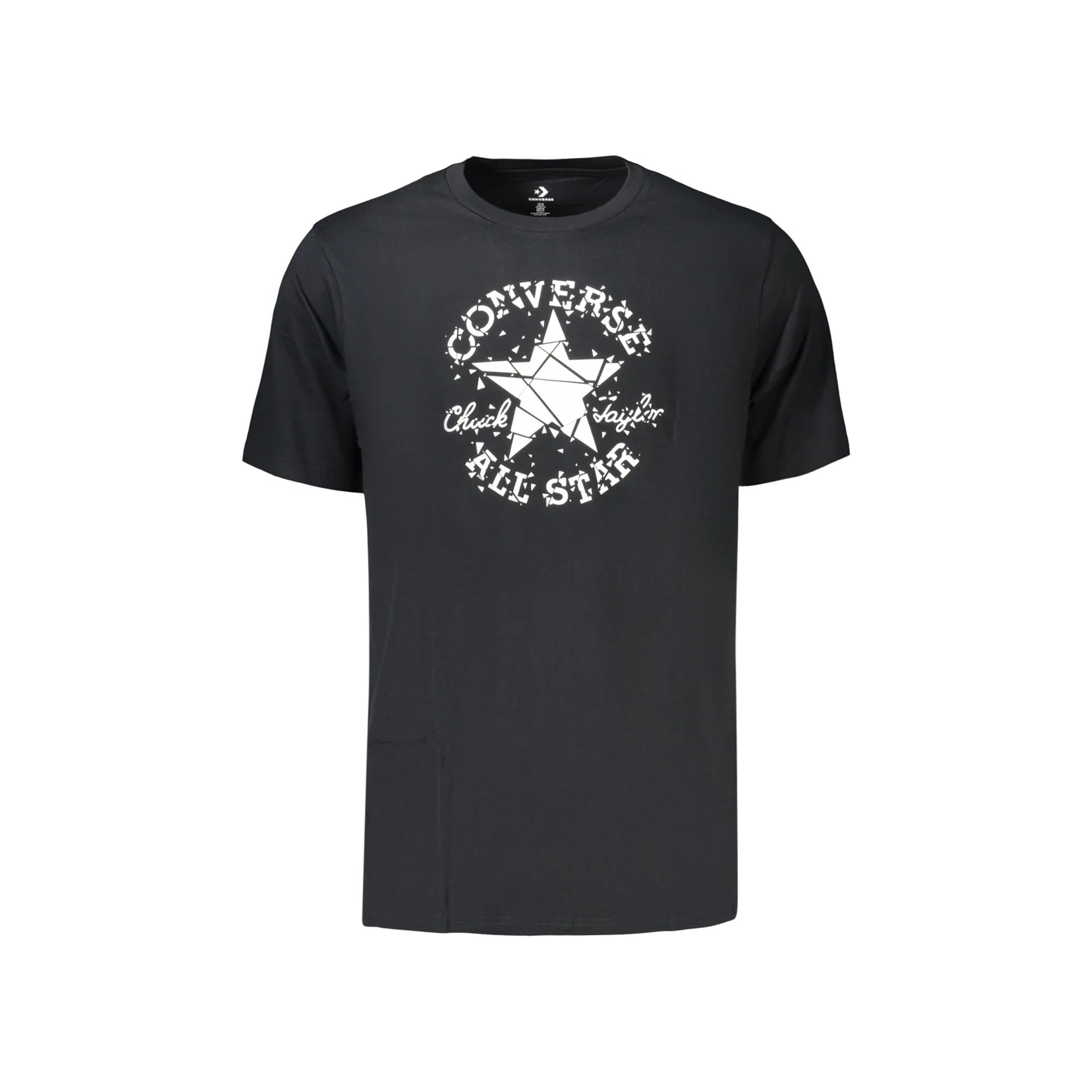 CONVERSE T-SHIRT MANICHE CORTE UOMO NERO