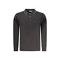 Coveri Moving Polo Maniche Lunghe Uomo Nera Ricamo Nero - foto prodotto