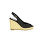 TOMMY HILFIGER Sandali Donna Neri con Zeppa e Fibbia Nero - foto prodotto