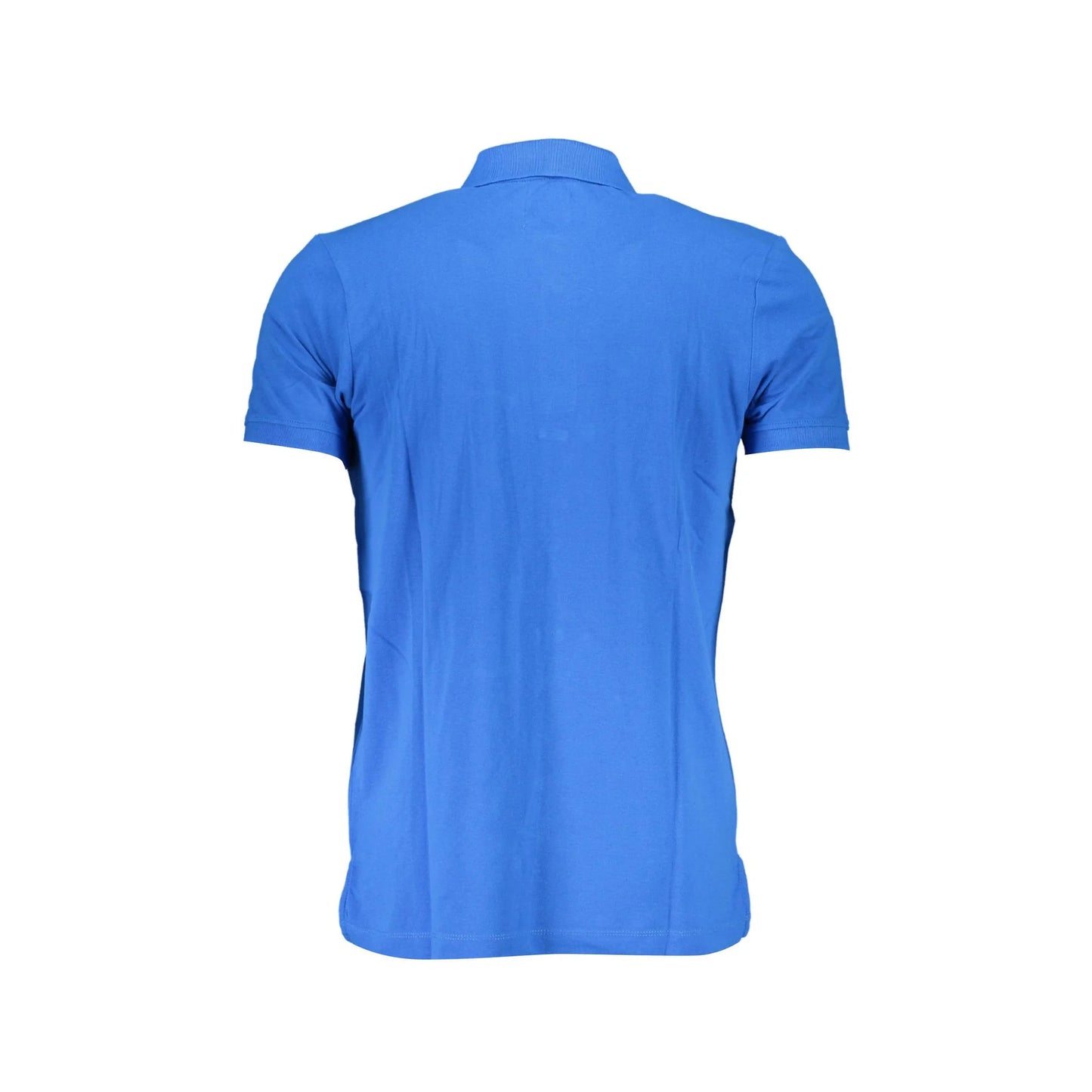 Gian Marco Venturi Polo Maniche Corte Uomo Blu Logo - vista 2