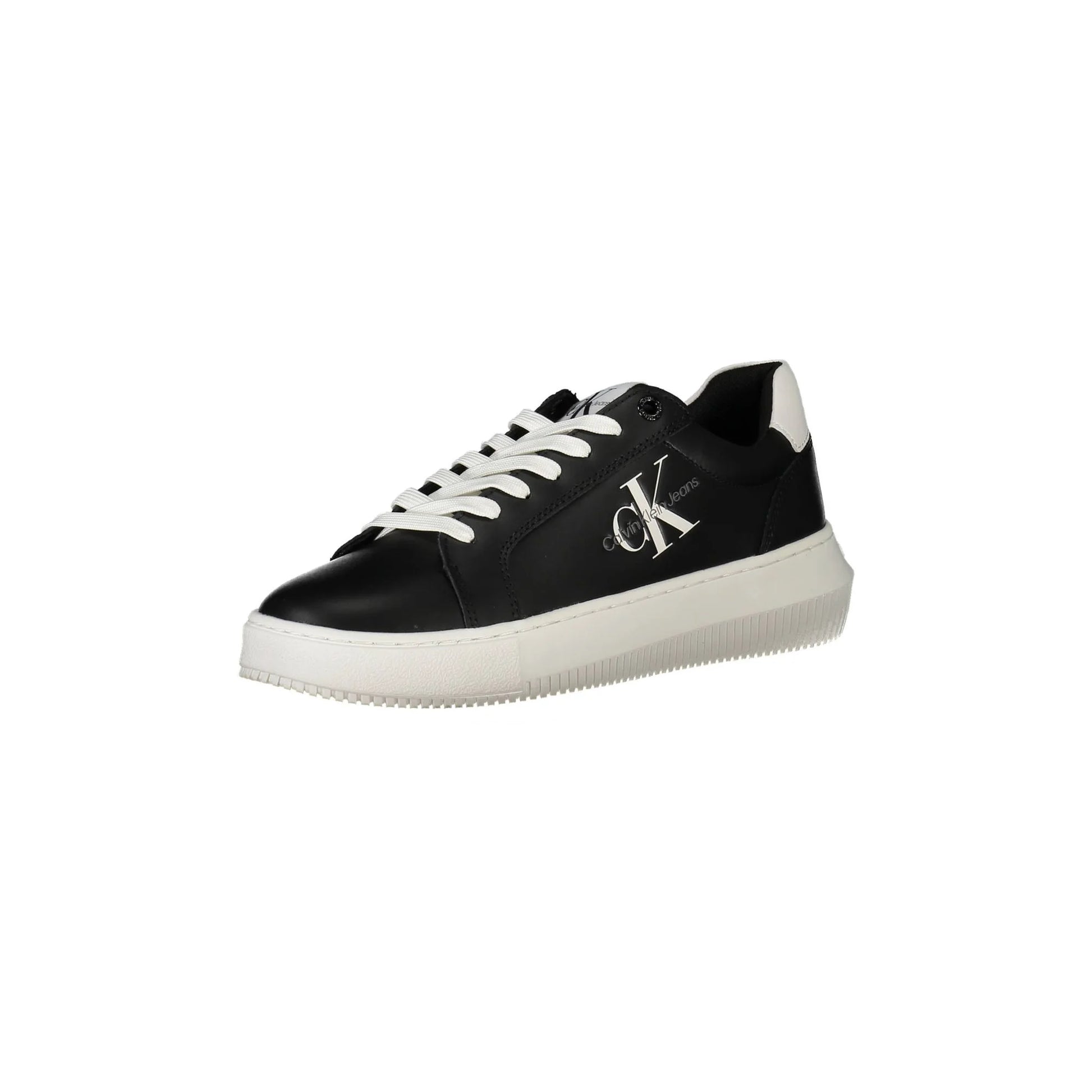CALVIN KLEIN Scarpe Sneakers Donna Nere con Dettagli a Contrasto nero - vista 3