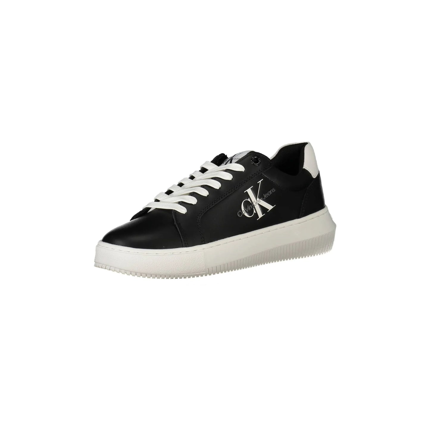 CALVIN KLEIN Scarpe Sneakers Donna Nere con Dettagli a Contrasto Nero - foto prodotto
