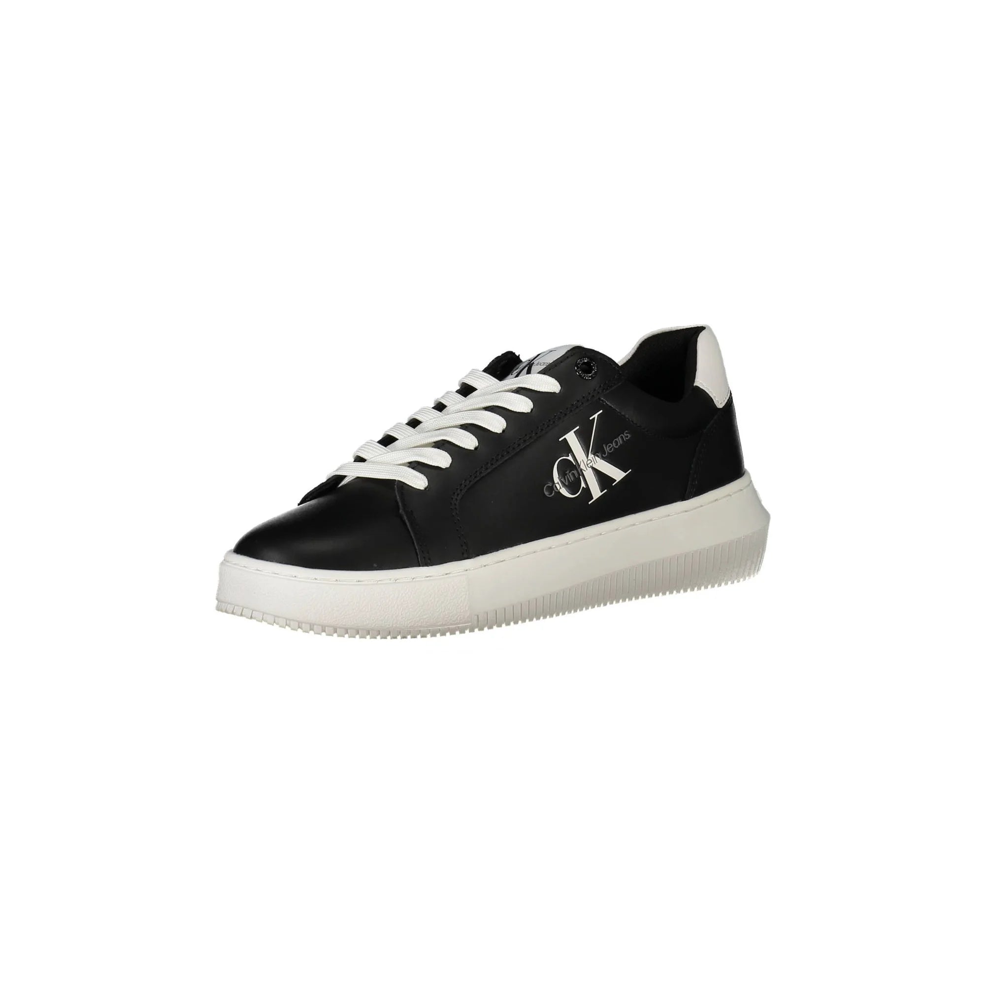 CALVIN KLEIN Scarpe Sneakers Donna Nere con Dettagli a Contrasto Nero - foto prodotto