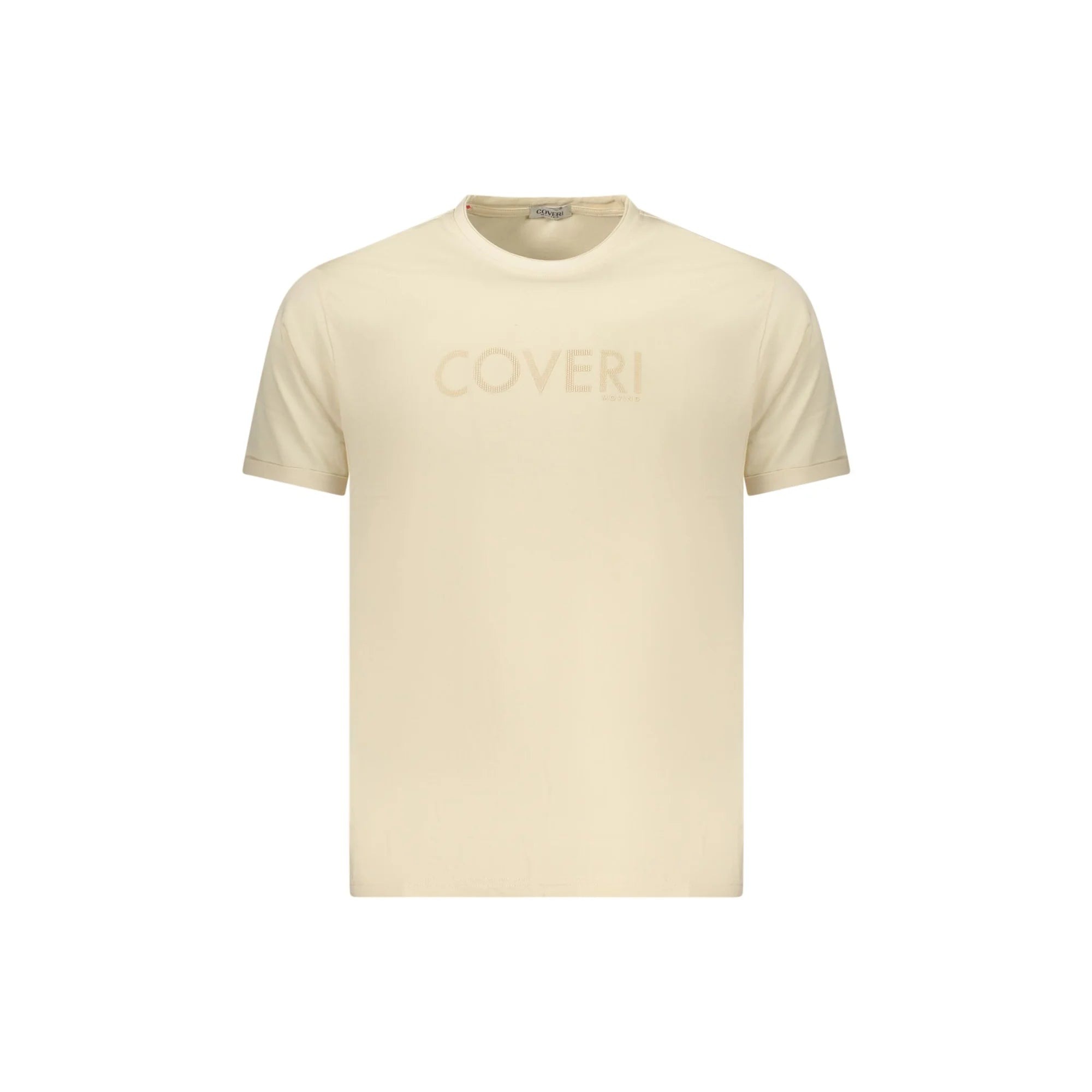 COVERI MOVING T-SHIRT MANICHE CORTE UOMO BEIGE