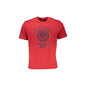 North Sails T-Shirt Maniche Corte Uomo Rossa Stampa Logo Rosso - foto prodotto
