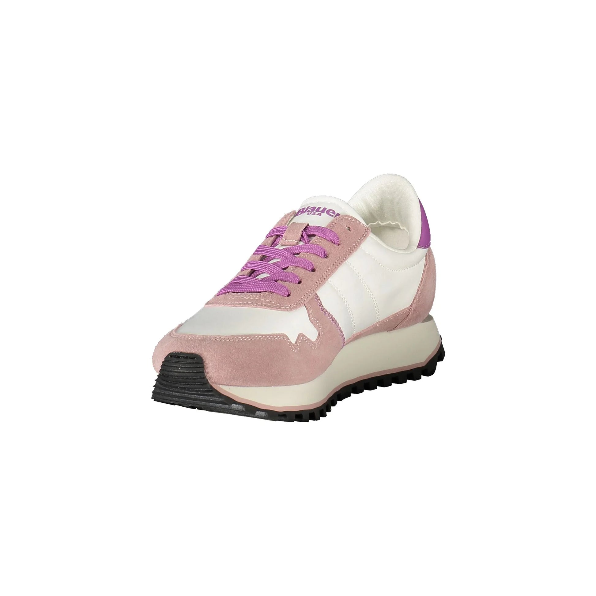 Blauer Sneakers donna bianco