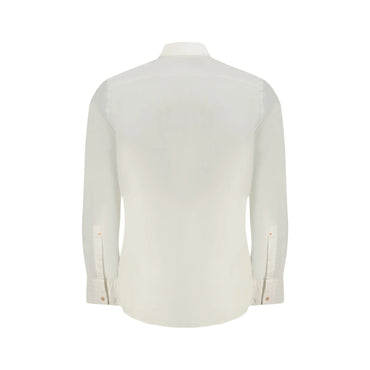 Boss Camicia Maniche Lunghe Uomo Bianca Ricamo Camicie bianco - vista 2