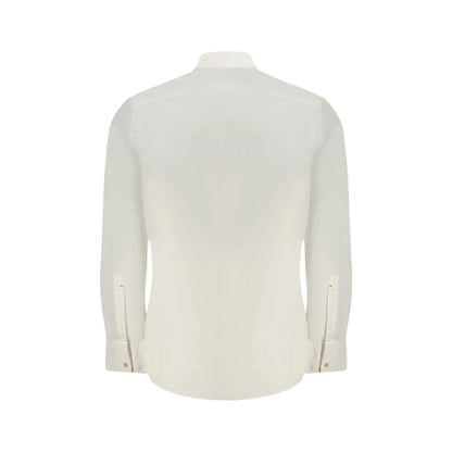 Boss Camicia Maniche Lunghe Uomo Bianca Ricamo Camicie bianco - vista 2