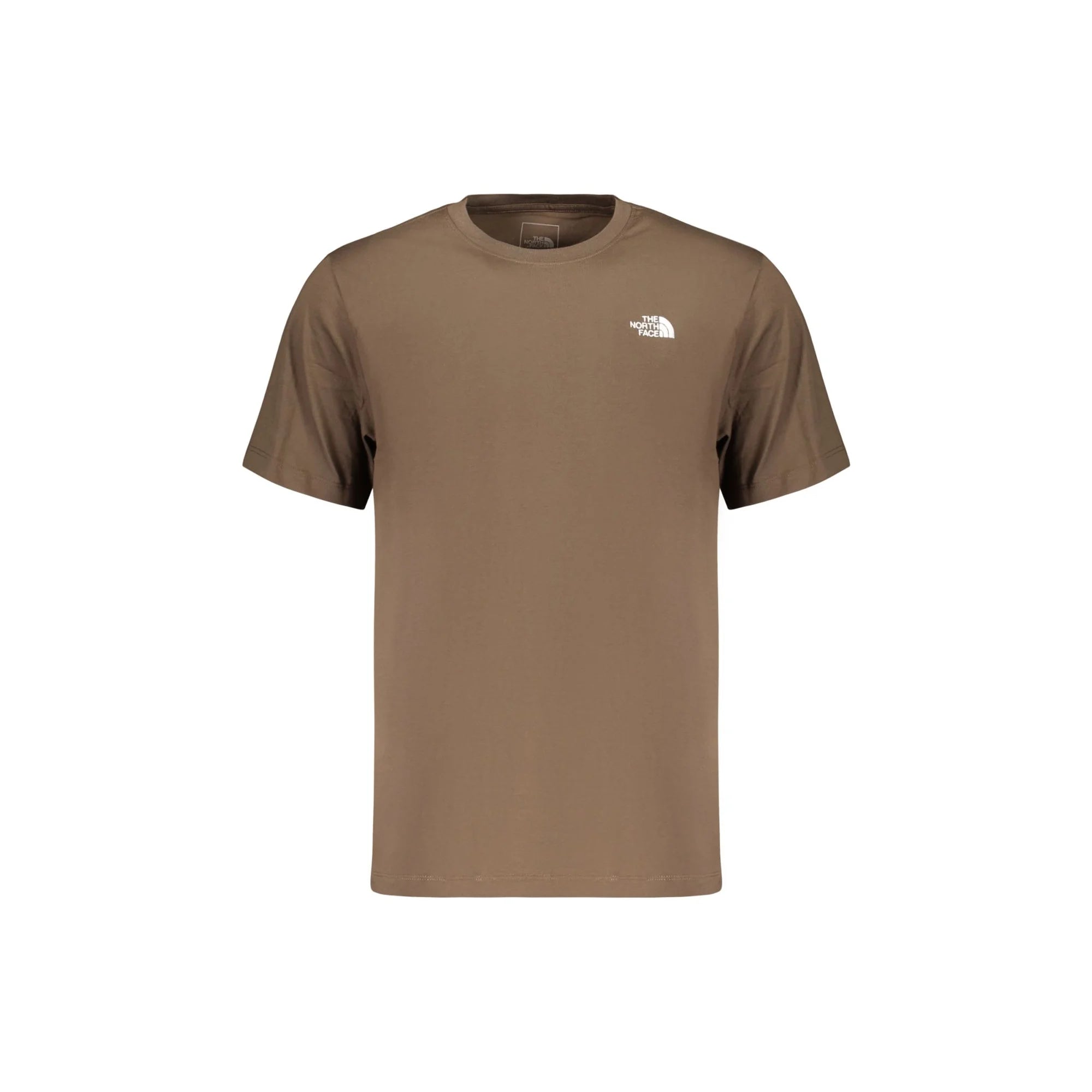 THE NORTH FACE T-SHIRT MANICHE CORTE UOMO MARRONE
