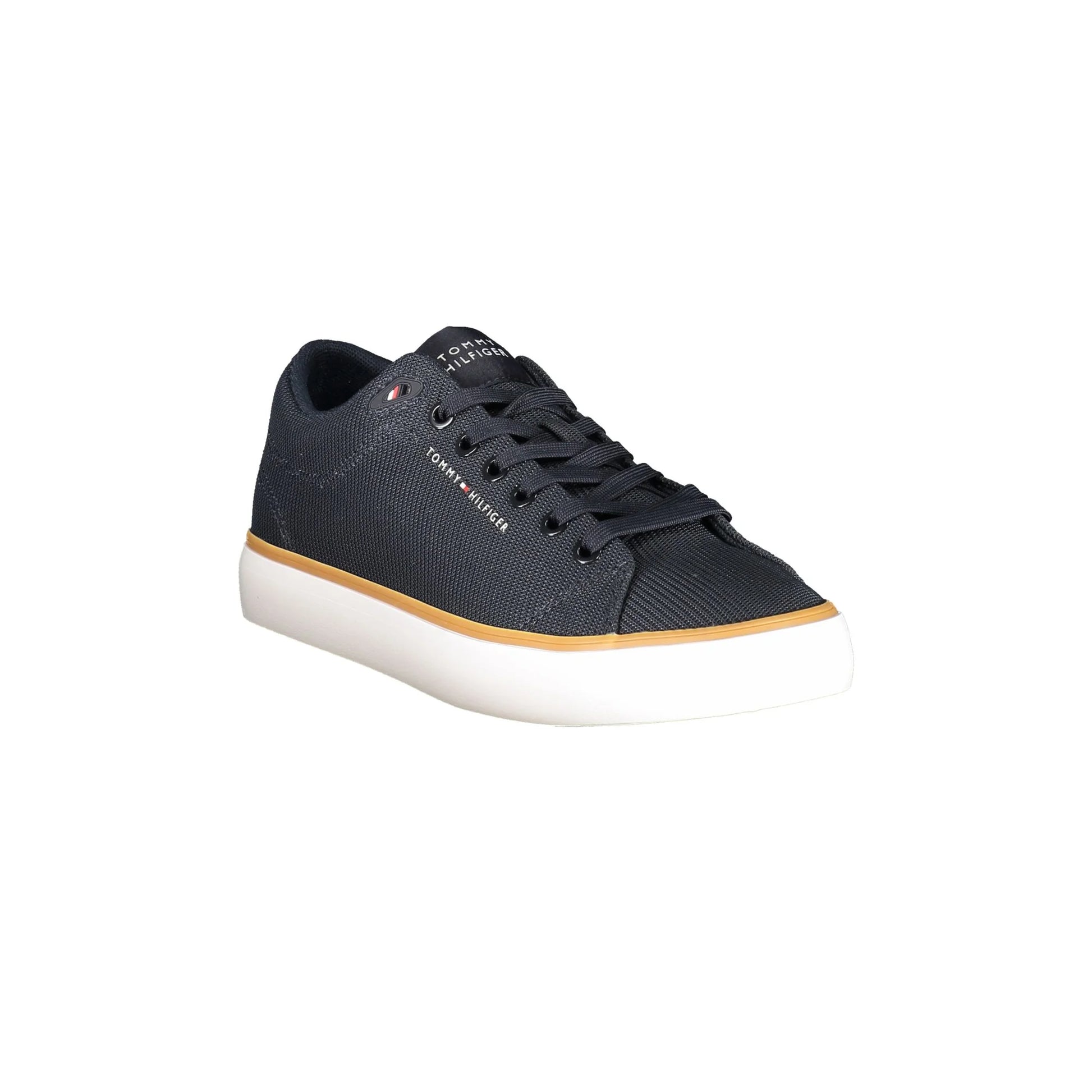 TOMMY HILFIGER Sneakers Uomo Blu con Lacci e Dettagli a Contrasto - vista 2
