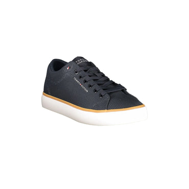 TOMMY HILFIGER Sneakers Uomo Blu con Lacci e Dettagli a Contrasto - vista 2