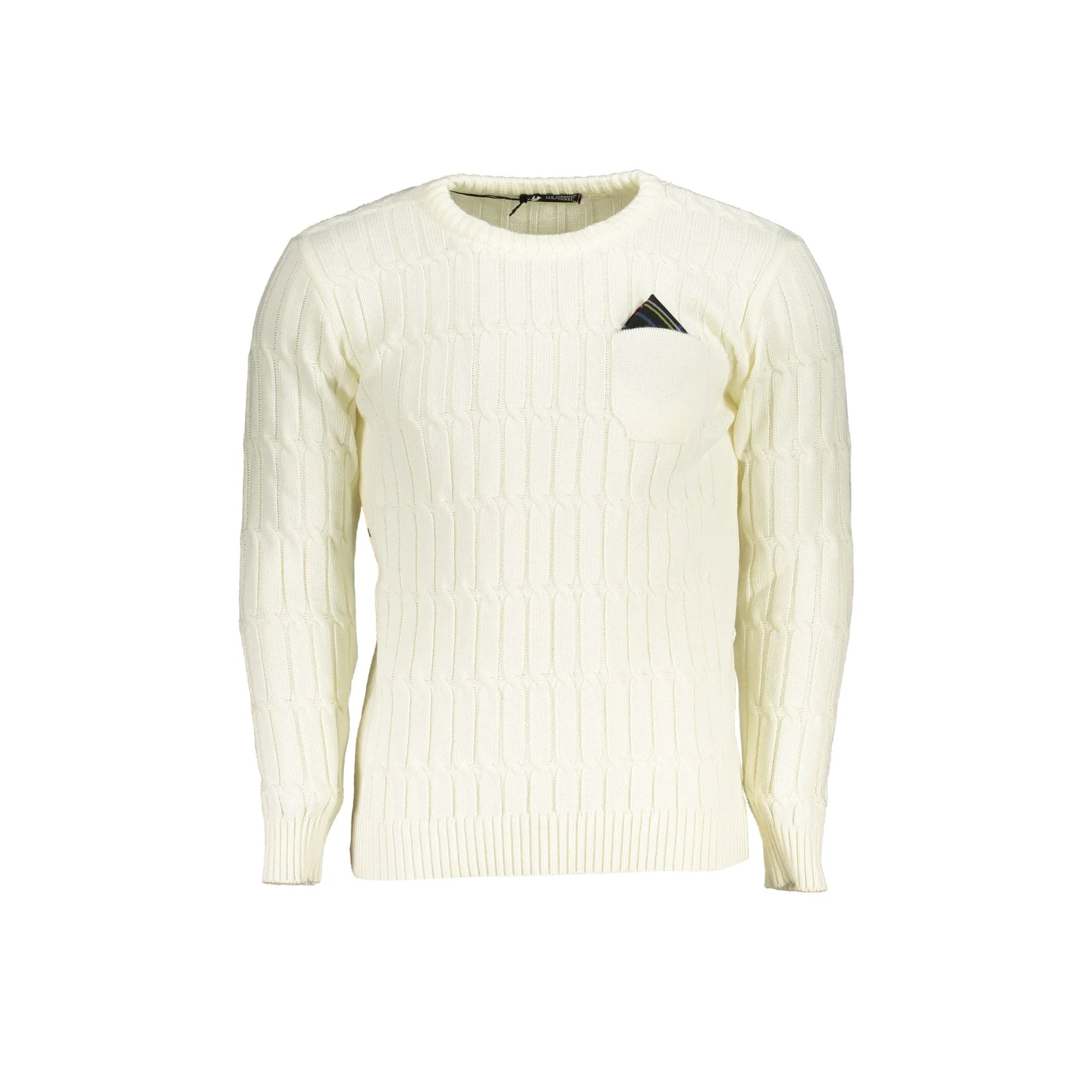 U.S. GRAND POLO MAGLIONE UOMO BIANCO