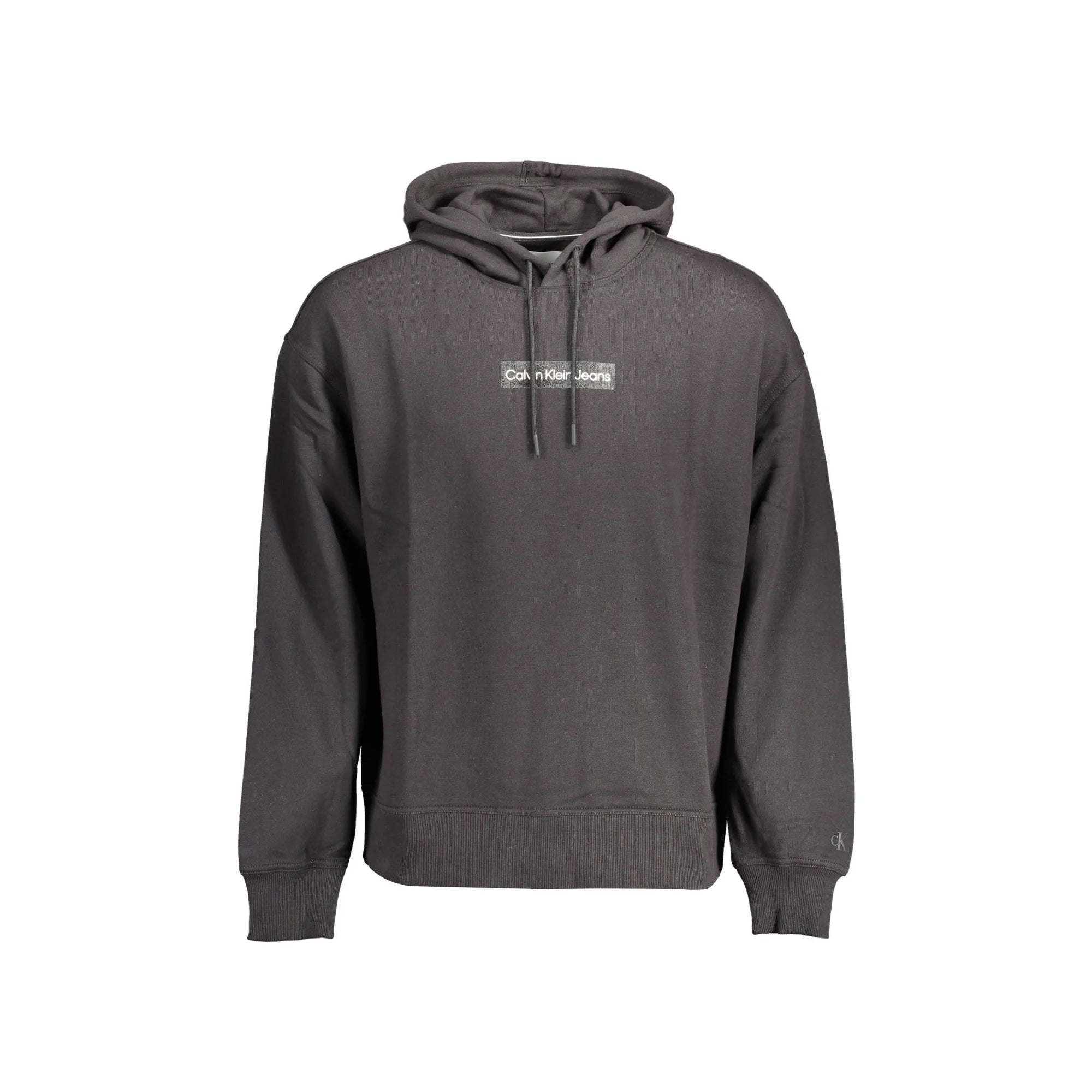 Calvin Klein Felpa Maniche Lunghe Uomo Nera Stampa Logo Felpe Nero - foto prodotto