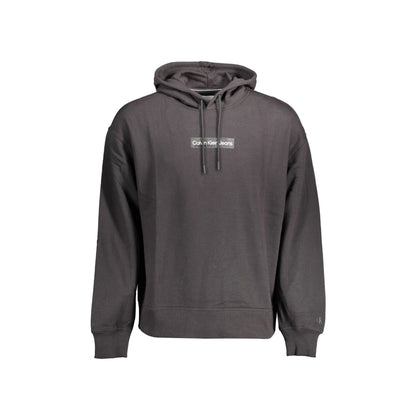 Calvin Klein Felpa Maniche Lunghe Uomo Nera Stampa Logo Felpe Nero - foto prodotto